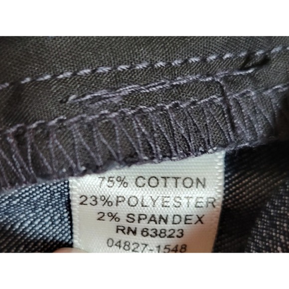 CJ Banks Denim Pants Capris Size 18W NEW NWT Zip Stretch Signature Comfort 1313 - Picture 6 of 8